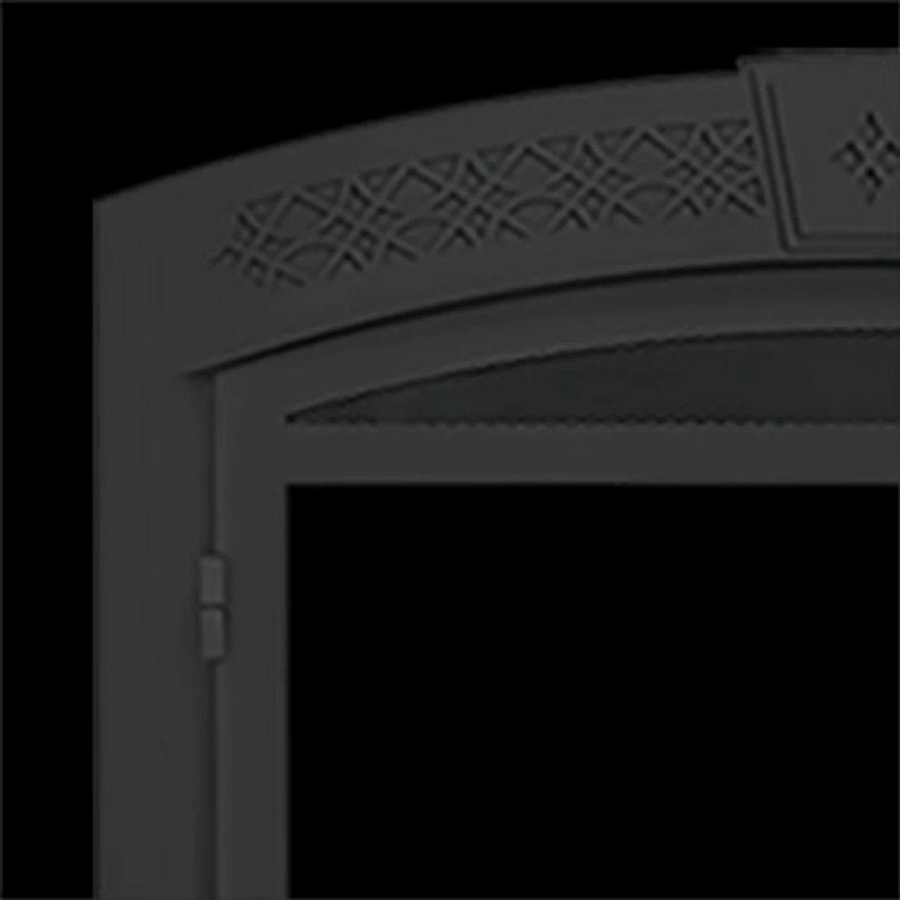 Black Surround With Operable Screen For GX70 Fireplace - Napoleon 1 Black Surround With Operable Screen For GX70 Fireplace - Napoleon