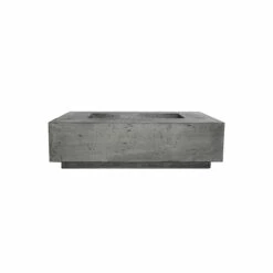 Tavola 1 Rectangular Concrete Fire Pit 56" X 38" -DIMPLEX Sales Store Tavola 1 Pewter Prism Hardscapes Fire Pit Table 53524.1673909109