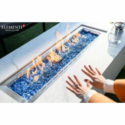 Elementi Plus Carrara Marble Porcelain Fire Table -DIMPLEX Sales Store ThzouHSg 95561.1658505910