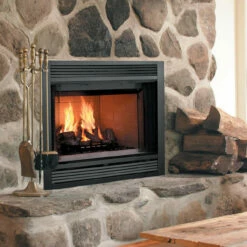 Sovereign 36" Heat Circulating Wood Burning Fireplace | Majestic