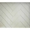 Herringbone Natural Gray Molded Brick Panels For Ashland 42" Fireplace | Majestic