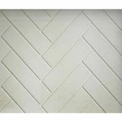 Herringbone Natural Gray Molded Brick Panels For Ashland 42" Fireplace | Majestic