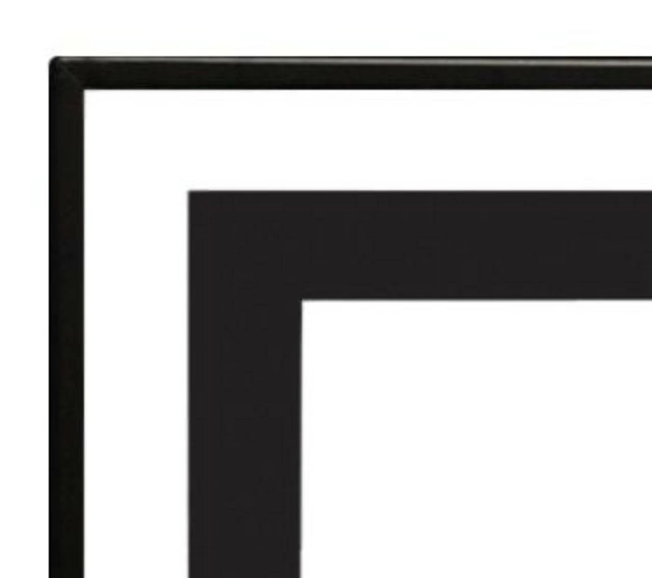 Empire 3/4" Black Beveled Decorative Fireplace Front For Boulevard 72" - American Hearth 1 Empire 3/4" Black Beveled Decorative Fireplace Front For Boulevard 72" - American Hearth