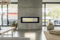 48" Boulevard Vent Free See Through Linear Fireplace | American Hearth