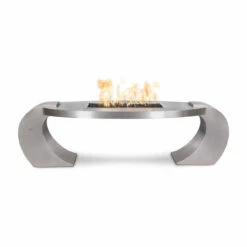 Vernon Stainless Steel Fire Pit | The Outdoor Plus