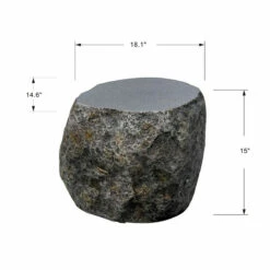 Elementi Boulder Seat 19" X 17" 6 Elementi Boulder Seat 19" X 17" -DIMPLEX Sales Store X8 ILg Q 51105.1675293012