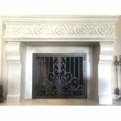 Arcadia Rectangular Fireplace Door - Wrought Iron -DIMPLEX Sales Store arcadia 10 door web13 70633.1581639489