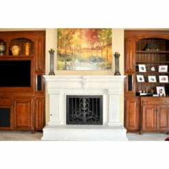Arcadia Rectangular Fireplace Door - Wrought Iron -DIMPLEX Sales Store arcadia 10 rectangular fireplace door web6 49920.1581639489