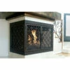 Batista Rectangular U-Shape Fireplace Door - Wrought Iron
