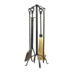 Blacksmith Fireplace Tool Set - 5pc -DIMPLEX Sales Store blacksmith fire tool set web1 56415.1556749854