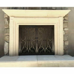 Carlsbad Rectangular Fireplace Door - Wrought Iron -DIMPLEX Sales Store carlsbad 23 fireplace door web5 92788.1574816000