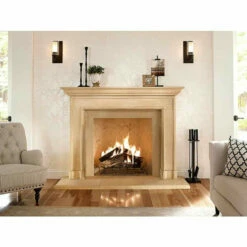 The Carmela - Concrete Fireplace Surround