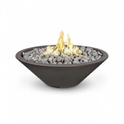 Cazo Narrow Lip Concrete Fire Pit | The Outdoor Plus -DIMPLEX Sales Store cazo fire pit table thin rim chestnut 95086.1600166418