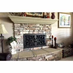 Classic Rectangular Fireplace Door - Wrought Iron -DIMPLEX Sales Store classic 1 05 web 14801.1582137183