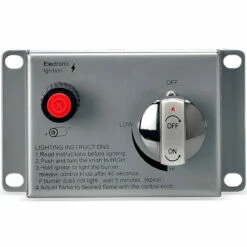 30" X 6"Stainless Steel LinearDrop-in Fire Pit Pan With Electric Ignition System Kit - Liquid Propane - CSA Certified -DIMPLEX Sales Store controlpanel3 11 94684 74355.1561160938