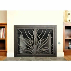 Coral Rectangular Fireplace Door - Wrought Iron -DIMPLEX Sales Store coral 15 rectangular fireplace door web5 49317.1574815872