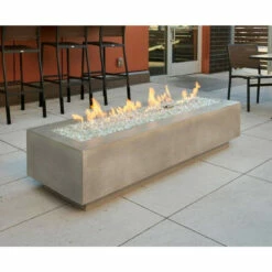 Cove 72" Linear Gas Fire Pit Table CV-72 - The Outdoor Greatroom Company