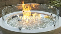 30" Round Glass Guard - GLASS-GUARD-30-R - The Outdoor Greatroom Company