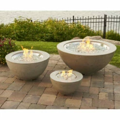 Round Crystal Fire Plus Gas Burner CFP-X-K| The Outdoor Greatroom