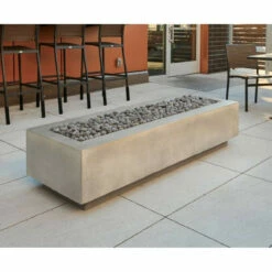 Cove 72" Linear Gas Fire Pit Table CV-72 - The Outdoor Greatroom Company -DIMPLEX Sales Store cv 72lavaedit 53141.1658237945
