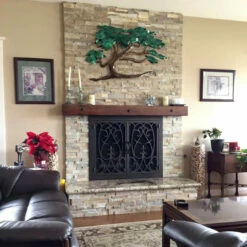 Dawas Rectangular Fireplace Door - Wrought Iron -DIMPLEX Sales Store dawas 41 fireplace door web4 76894.1574813198