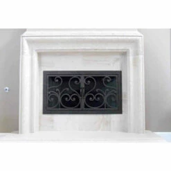 Del Mar Rectangular Fireplace Door - Wrought Iron -DIMPLEX Sales Store del mar 12 rectangular fireplace door web5 12359.1575310733