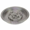 Drop-in Pan With Fire Ring - Stainless Steel | Grand Canyon Gas Logs