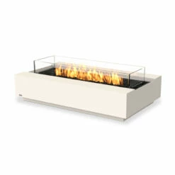 Cosmo 50 Outdoor Ethanol Fire Pit Table | EcoSmart Fire -DIMPLEX Sales Store ecosmart fire cosmo 50 fire pit table bone 45 angle web 75616.1602027609