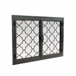 Encinitas Rectangular Fireplace Door - Wrought Iron -DIMPLEX Sales Store encinitas 21 rectangular fireplace door web1 30387.1574882393