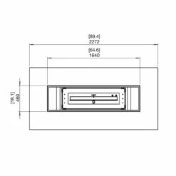 GIN 90 (Dining) Fire Pit Table - EcoSmart Fire -DIMPLEX Sales Store faweff 29031.1656592190