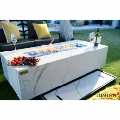 Elementi Plus Carrara Marble Porcelain Fire Table -DIMPLEX Sales Store fb5H0uqg 24602.1658505910