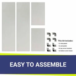18" Rectangular Glass Wind And Flame Guard | American Fire Glass -DIMPLEX Sales Store fg afpp 18 round corner 40255.1615933994