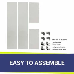 24" Rectangular Glass Wind And Flame Guard | American Fire Glass -DIMPLEX Sales Store fg afpp 24 round corner 86033.1615937534