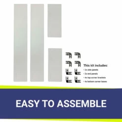 30" Rectangular Glass Wind And Flame Guard | American Fire Glass -DIMPLEX Sales Store fg afpp 30 round corner 88576.1615938230