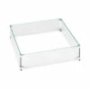 18" Square Glass Wind And Flame Guard | American Fire Glass