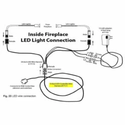 6-Pin LED Extension Controller Wire Harness | Firegear