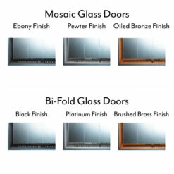 Georgian 50 Wood Burning Fireplace - Astria -DIMPLEX Sales Store glass door options 1 30702.1563484322