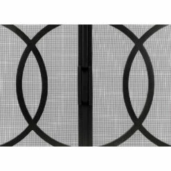 Half Moon Bay Rectangular Fireplace Door - Wrought Iron -DIMPLEX Sales Store half moon bay fireplace door 52 details web 13817.1574813689