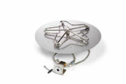 24" Round Flat Pan Fire Pit Insert - Match Lit - HPC