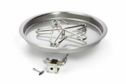 31" Round Bowl Pan Fire Pit Insert - Match Lit - HPC