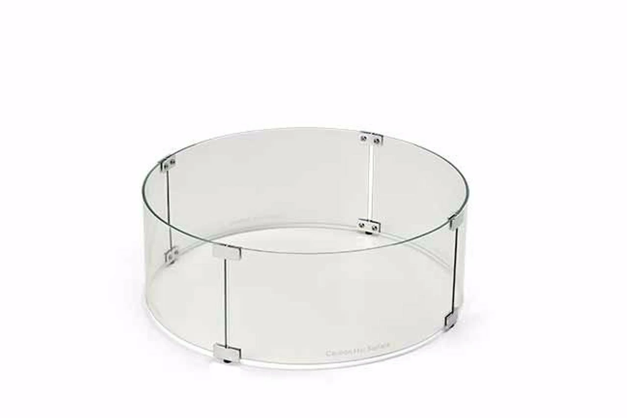 38" Round Tempered Glass Wind Guard - HPC 1 38" Round Tempered Glass Wind Guard - HPC