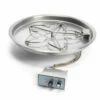 37 Inch Round Bowl Pan Fire Pit Insert Push Button / Flame Sense - HPC