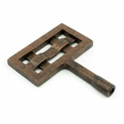 Square Knit Fireplace Key - Light Bronze