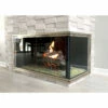 Malibu Rectangular L-Shape Fireplace Door - Aluminum