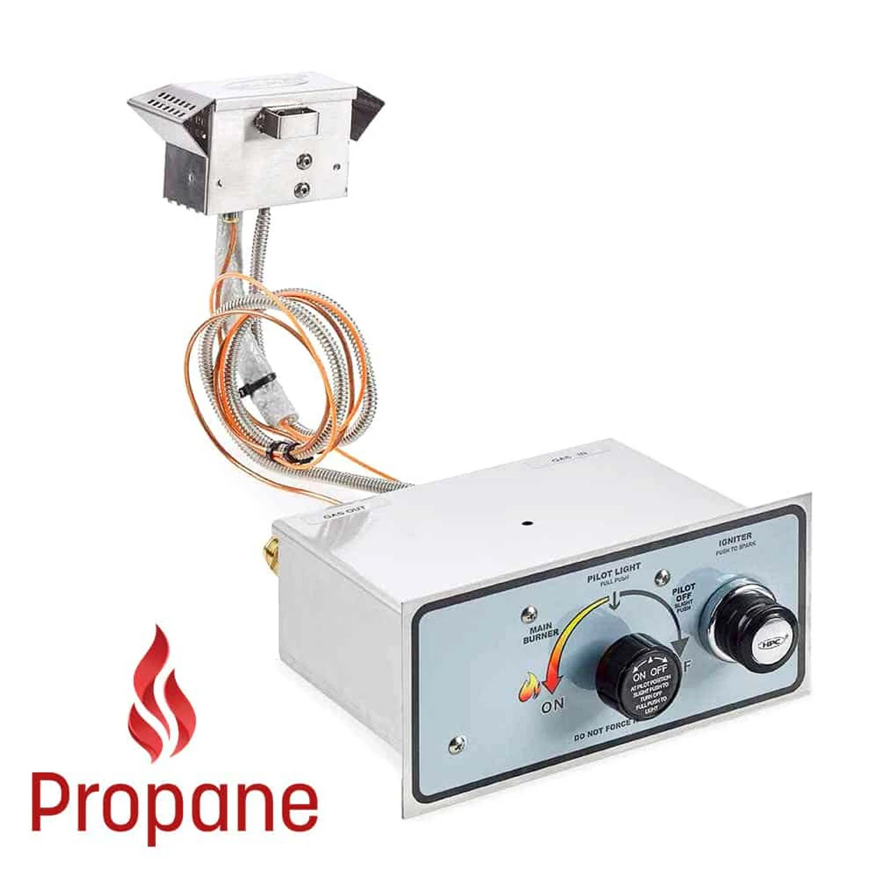 Push Button Ignition With Flame Sense Control - 90k BTU - Propane 1 Push Button Ignition With Flame Sense Control - 90k BTU - Propane