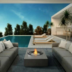 Martini 50 Fire Pit Table - EcoSmart Fire -DIMPLEX Sales Store martini fire pit table martini fireplace poolside.jpg result 67197.1656598491