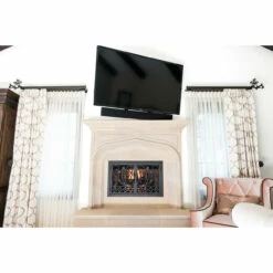 Montclair Rectangular Fireplace Door - Wrought Iron -DIMPLEX Sales Store montclair fireplace door bedroom 1 14983.1581641484