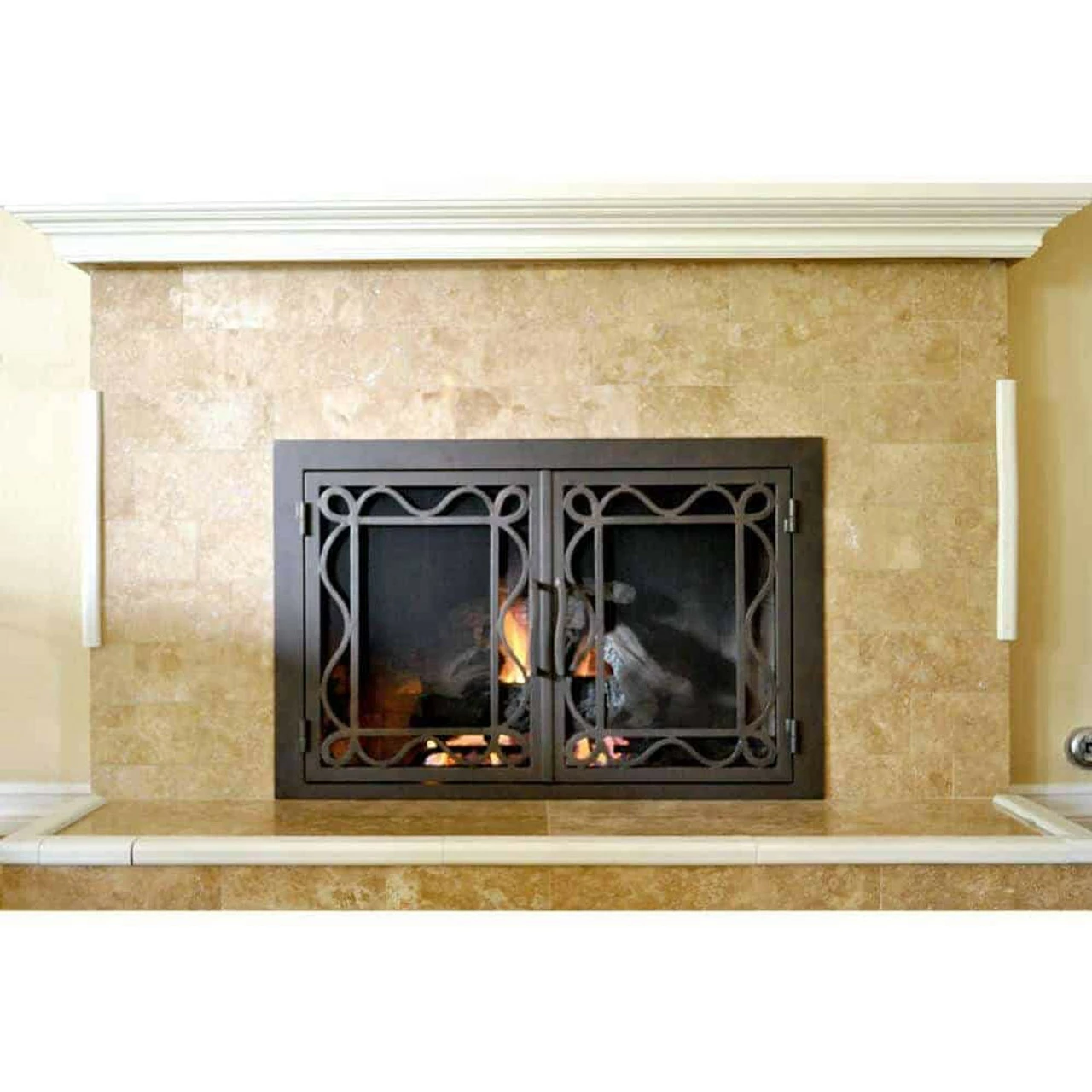 Oceanside Rectangular Fireplace Door 1 Oceanside Rectangular Fireplace Door
