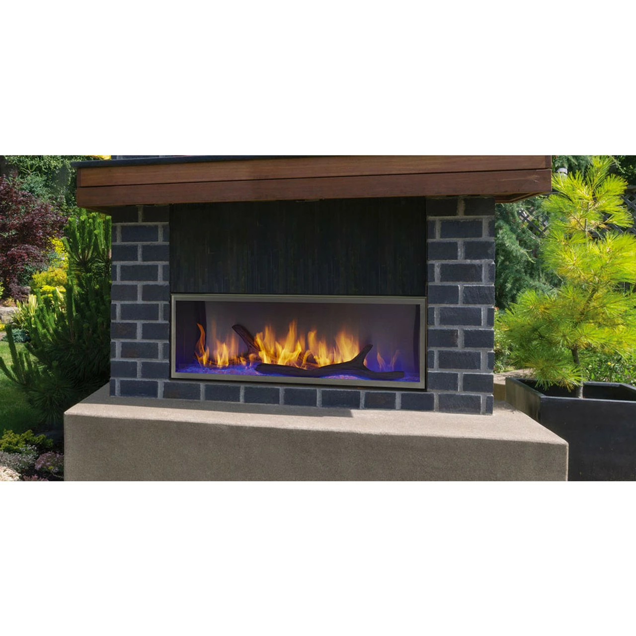 Lanai 48" Vent-Free Outdoor Linear Gas Fireplace | Majestic 2 Lanai 48" Vent-Free Outdoor Linear Gas Fireplace | Majestic - Image 2