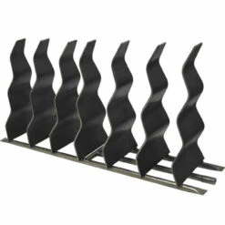 Black SteelFireplace Waves | The Outdoor Plus